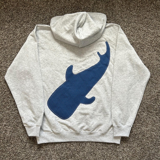 Whale Shark Hoodie | Blue Sewn Fabric | Beachy | See Description For Details
