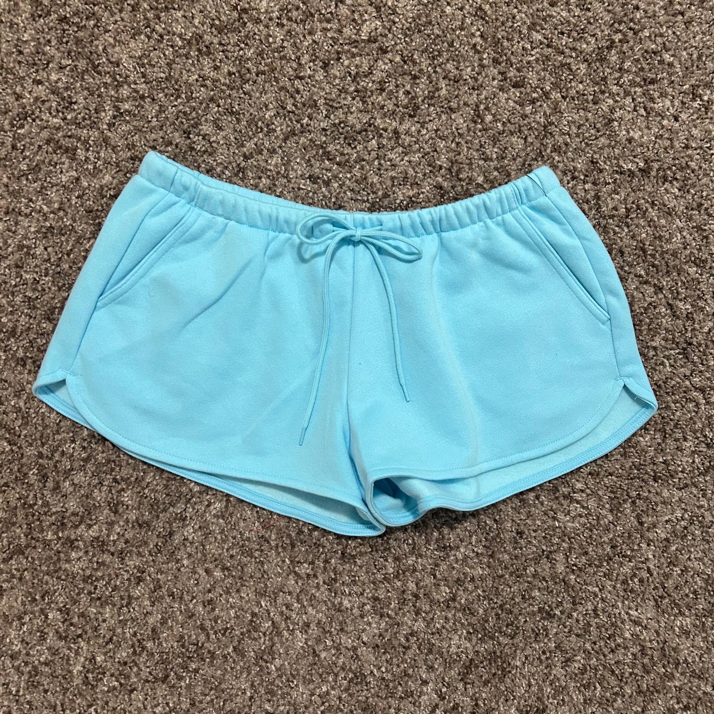 Patchwork Beach Shorts | Blue, Coral, Palm, Aloha Tropical Summer Lounge